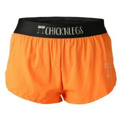 W. Chickn Legs Neon Orange 1.5" Split Short