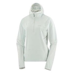 W. Salomon Sense Aero Hybrid Half-Zip HD - Misty Blue